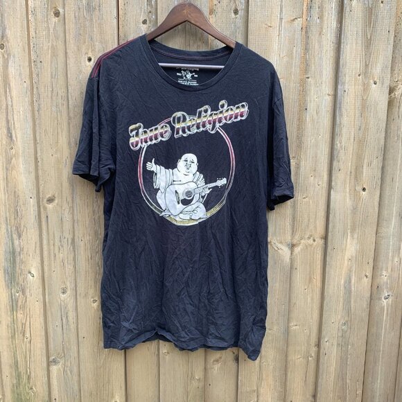 True Religion BIG LOGO T Shirt XXL - Picture 3 of 4